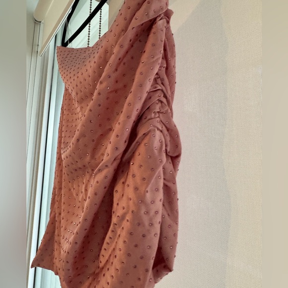 NWT | Oh Polly Asymmetric Mini Skirt in Pink | US Size 6 | Never Worn - Picture 6 of 9